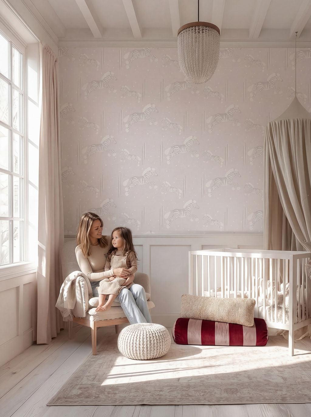 Zebra Head in the Clouds World