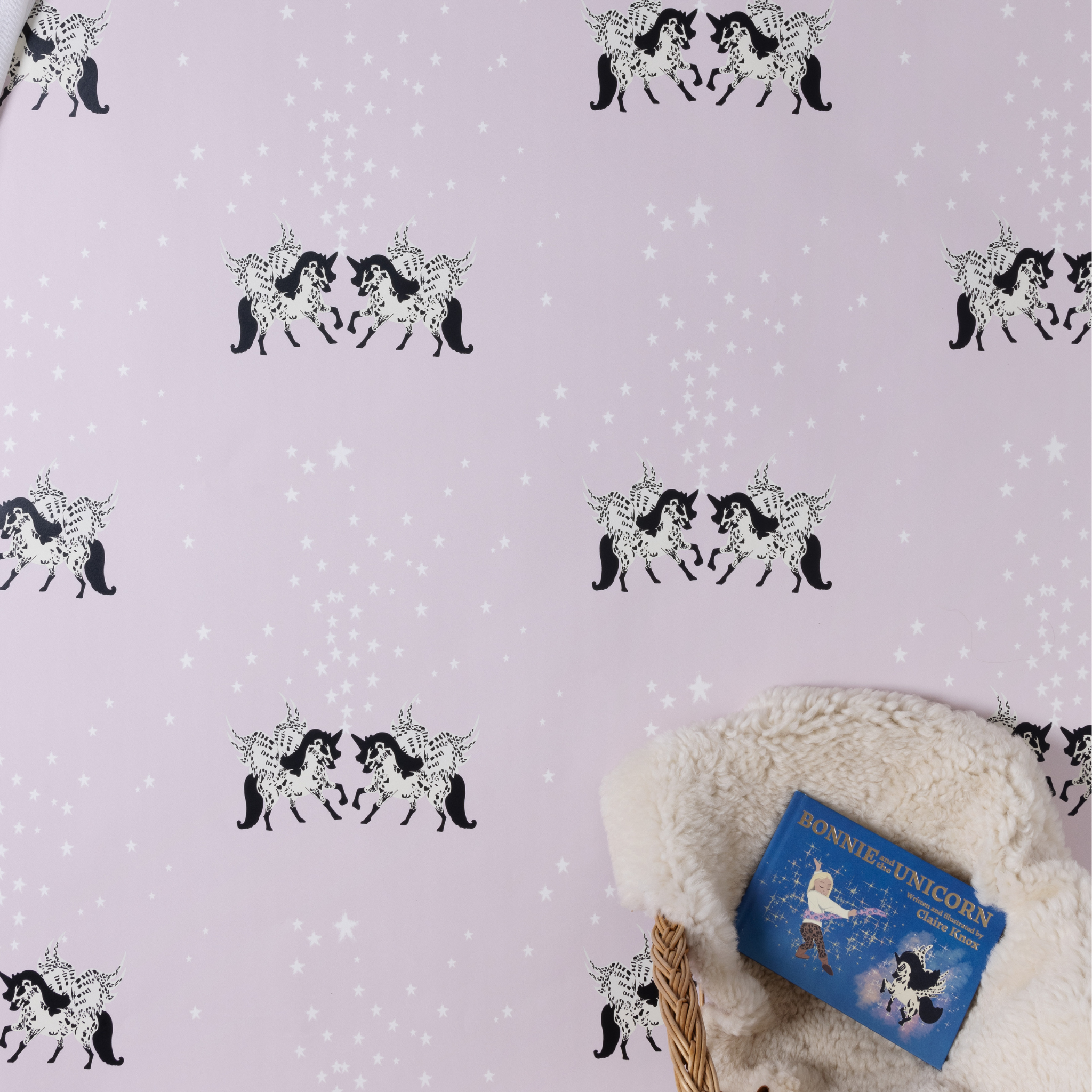 Star Unicorn Wallpaper, Pink