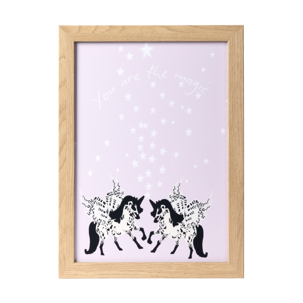 Framed Star Spray Unicorn