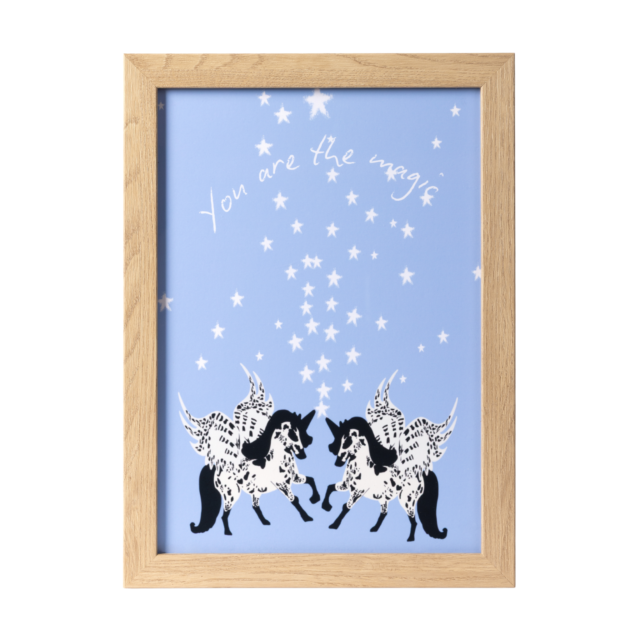 Framed Star Spray Unicorn